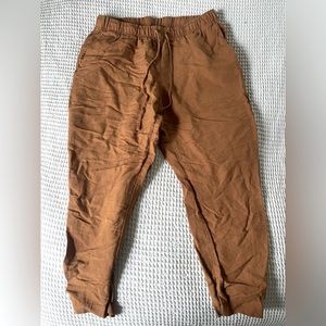 Target linen straight leg pants